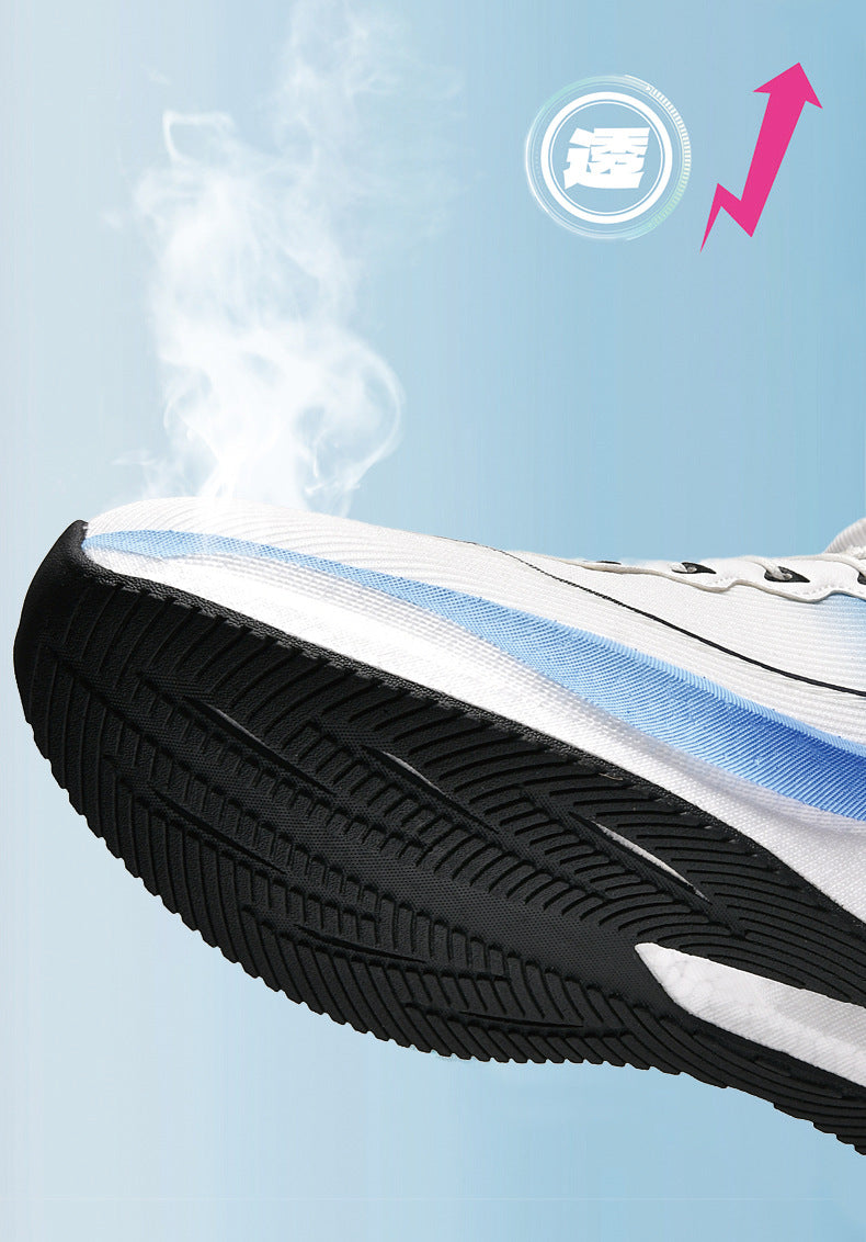 Red Rabbit9pro Racing Carbon Plate Running Shoes Breathable Mesh Sports Training Shock Absorption for Older Children and Adults Non-Slip Athletic Shoes