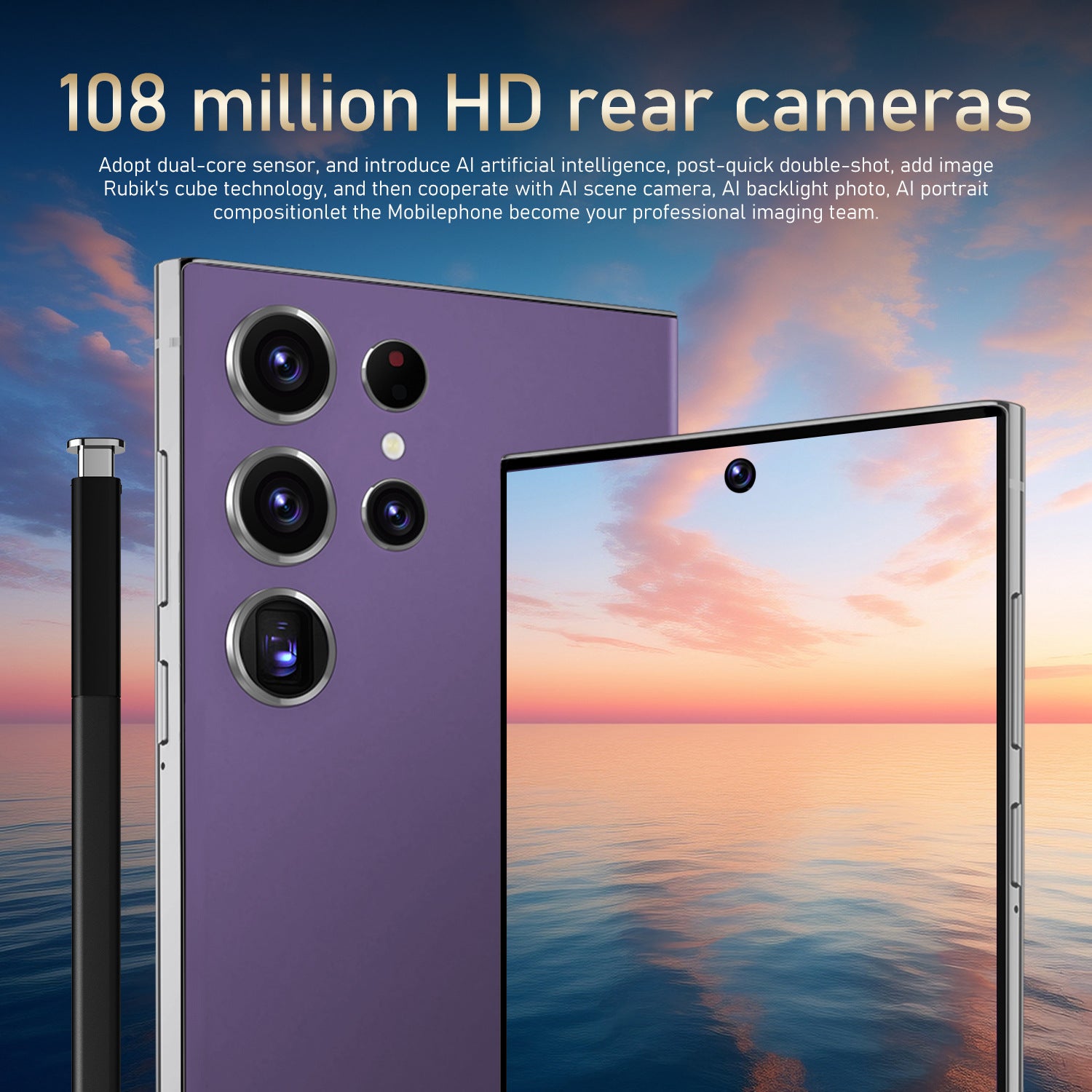 Exclusive Supply S24 Ultra Large Screen Smartphone16+1T Source Factory Direct Sales(Popular)