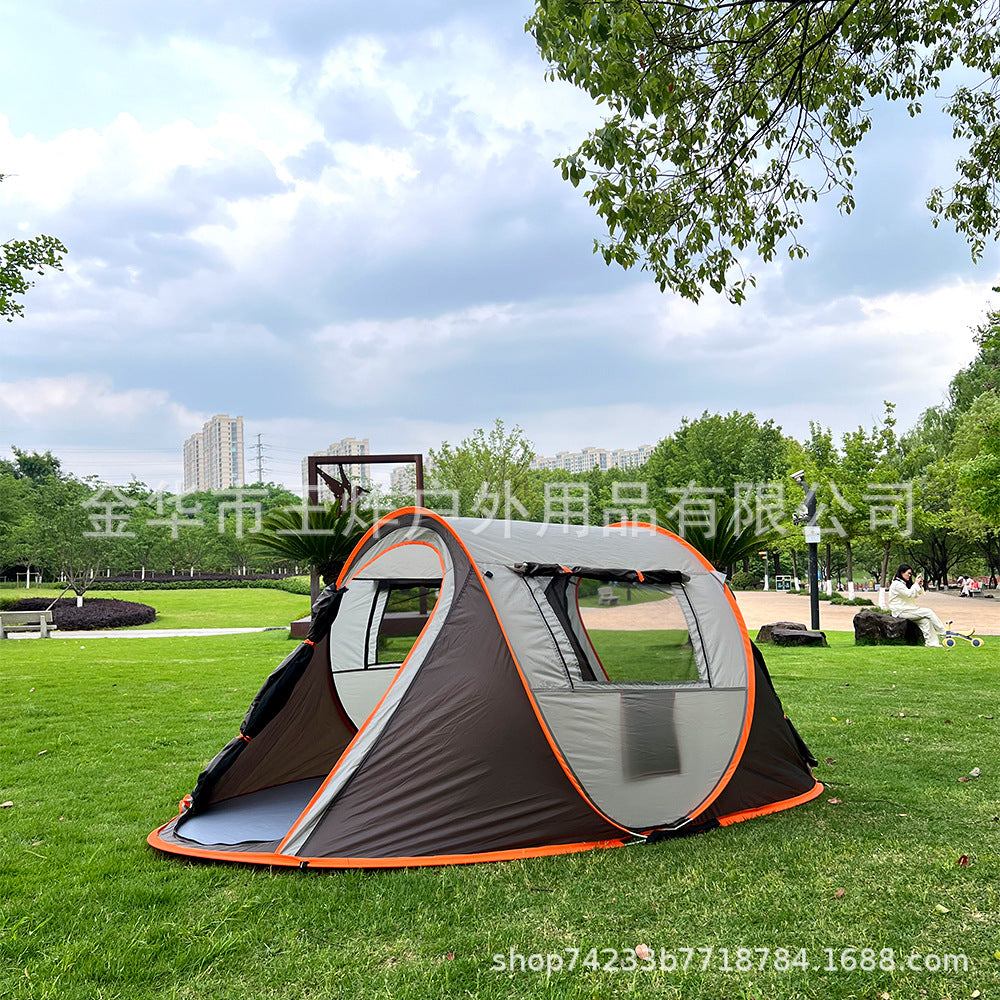 Hot-Selling Fully Automatic Hand-Pull Quick-Open Tent Travel Tent Camping Windproof Rainproof Sunproof Tent