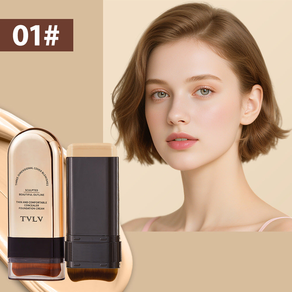 Eraser Double-ended Foundation Cream20g Concealer Moisturizing Long-lasting Makeup Removal Matte Lightweight Foundation