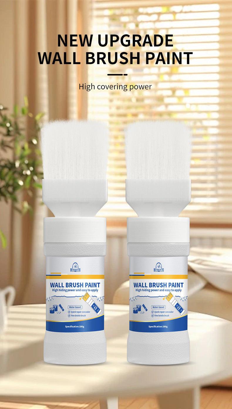 Interior Wall Paint White Wall Brush Paint Water-Based Odorless Latex Paint Wall Renovation Household Paint Wall Repair