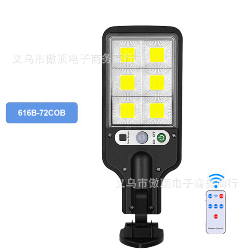 New Outdoor Solar Street Light Waterproof Sensor Garden Light Rotatable Stand Garden Light Wall Light New Rural Area