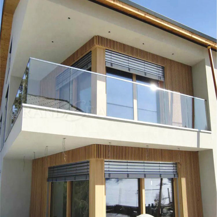 Modern Cheap Balcony Stair Stainless Steel Glass Railing Design