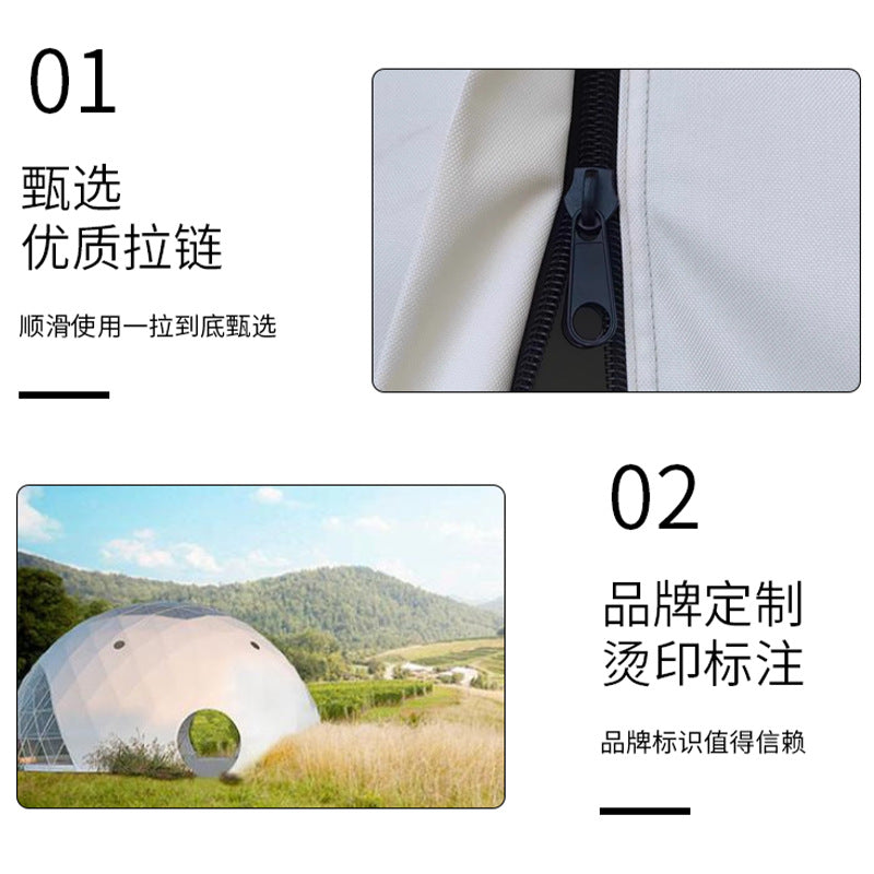Outdoor Spherical Tent Starry Sky Tent Hotel Windproof Rainproof Semi-Transparent Tent Cabin Tent diy Bubble House