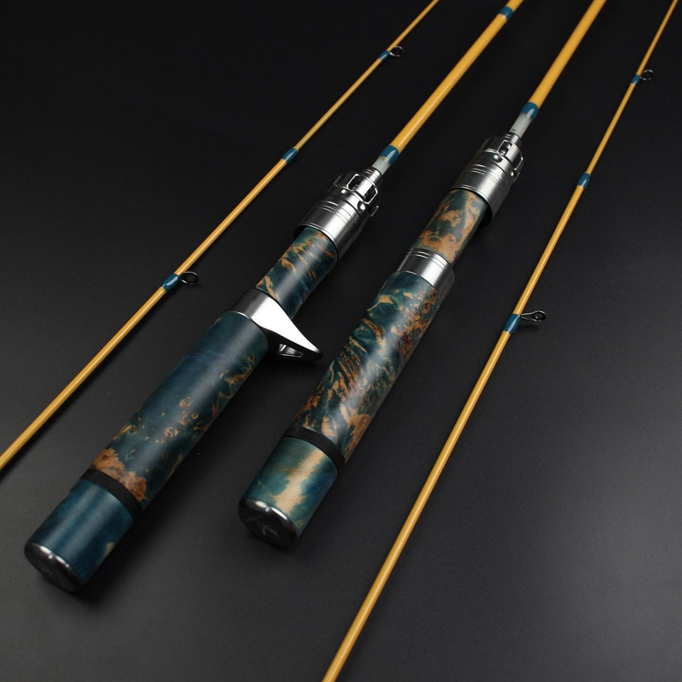 1.4Ultra-light Stream Casting Rod, Soft and Lightweight, Easy to Carry, Four-section Lure Rod for Bass and Panfish Fishing