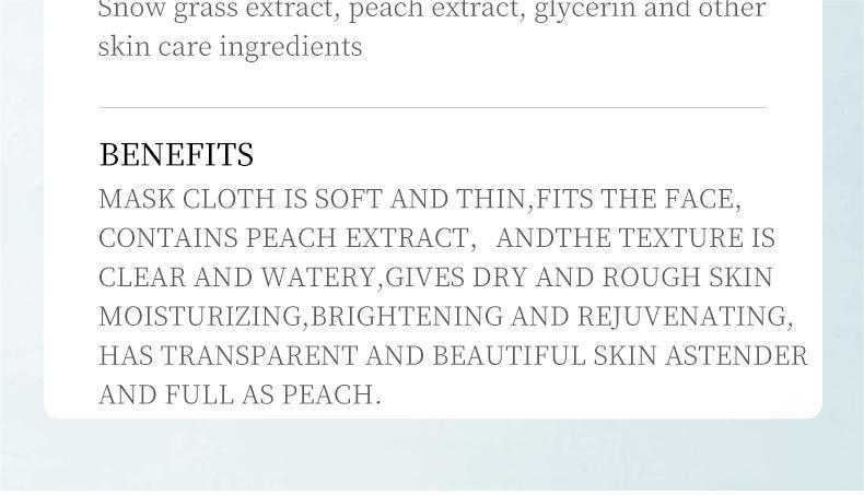 Fruit Mask SADOER Avocado Rose Hydrating Moisturizing Tablets Cross-border Foreign Trade Skincare Wholesale