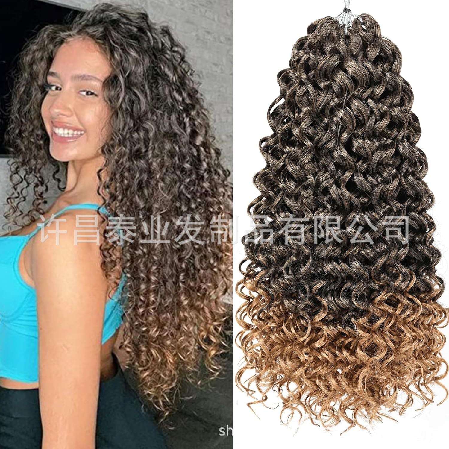 European and American Foreign Trade Cross-Border Wig African Curl Dreadlocks Crochet Hair GoGo Curl Crochet Hair Wig