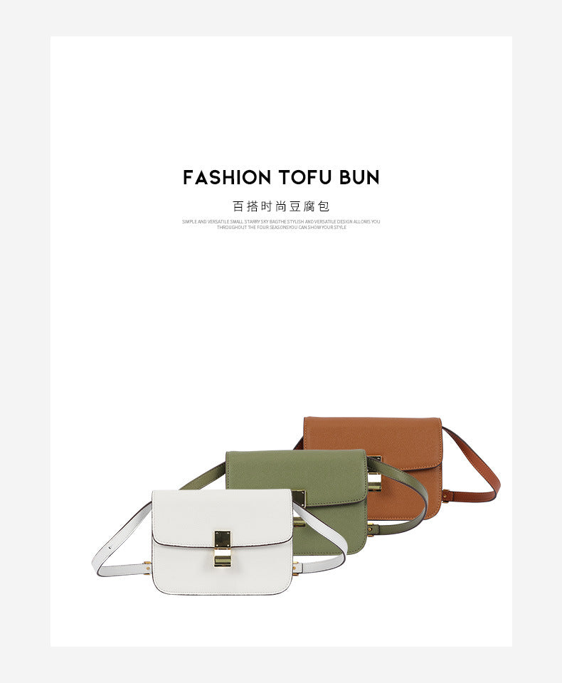 High Quality Small Bag Women2024Autumn and Winter New Trendy Crossbody Bag Elegant Single Shoulder Underarm Small Square Bag