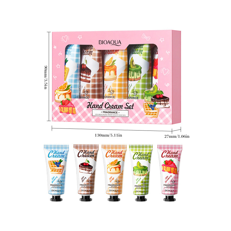 Fragrance Moisturizing Hand Cream Set BIOAOUA Autumn and winter moisturizing hand cream cross-border foreign trade wholesale