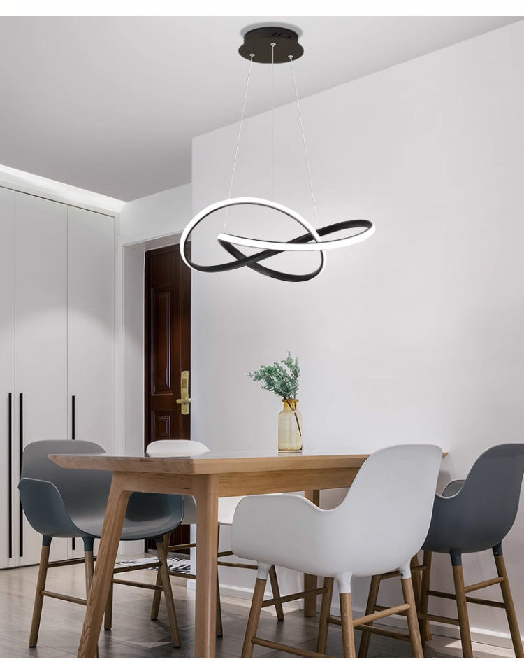 Bedroom Chandelier Internet Celebrity Bar Counter2025Modern Minimalist Dining Room Chandelier New Zhongshan Lighting for Dining Table