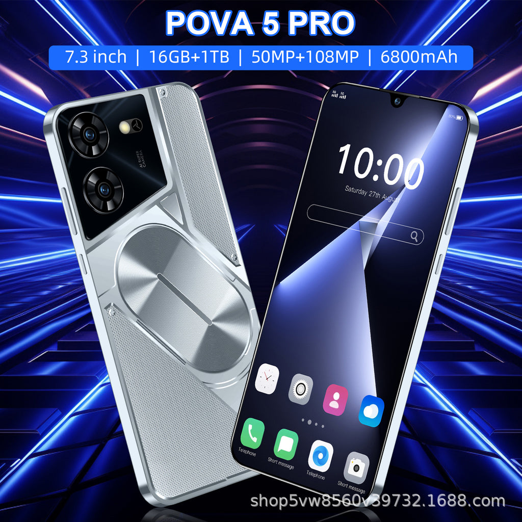 New POVA 5 PRO Mobile Phone16+1TB Large Memory All-in-One Factory Smartphone