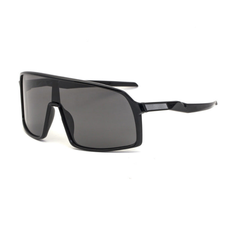 Polarized Sports Sunglasses for Women, European and American Fashion, Windproof Outdoor Cycling Sunglasses, Integrated Colorful Men's Trendy Fishing Glasses
