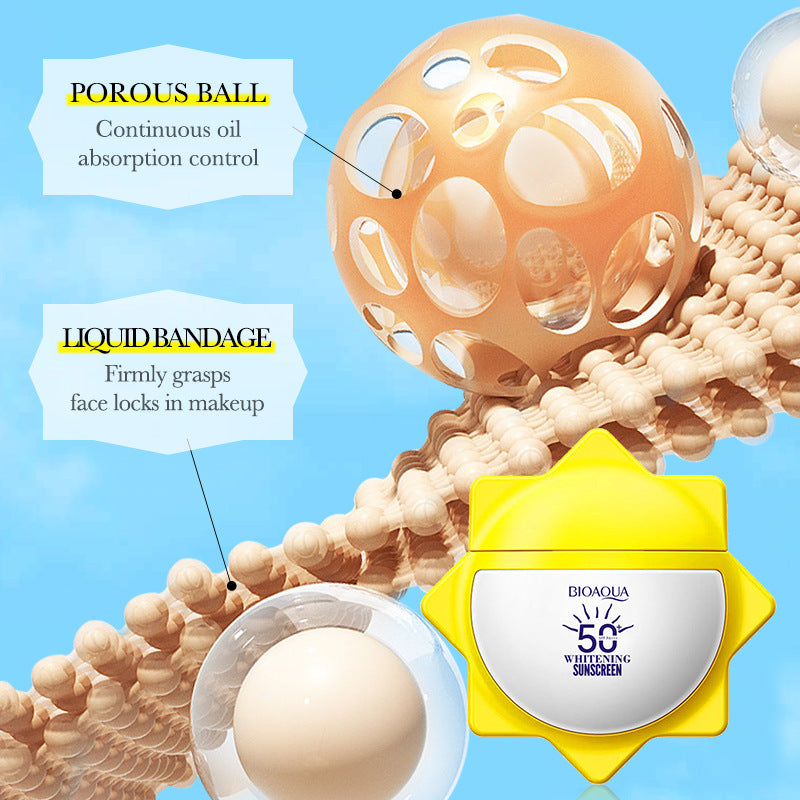 Whitening Sunscreen40gBIOAOUA Improve Isolation UV Protection Sunscreen Lotion Cross-Border Wholesale