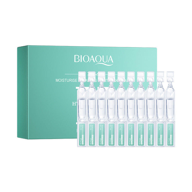 Hyaluronic Acid Moisturizing Ampoule Serum BIOAOUA Hydrating and Moisturizing Essence Liquid Cross-Border Wholesale