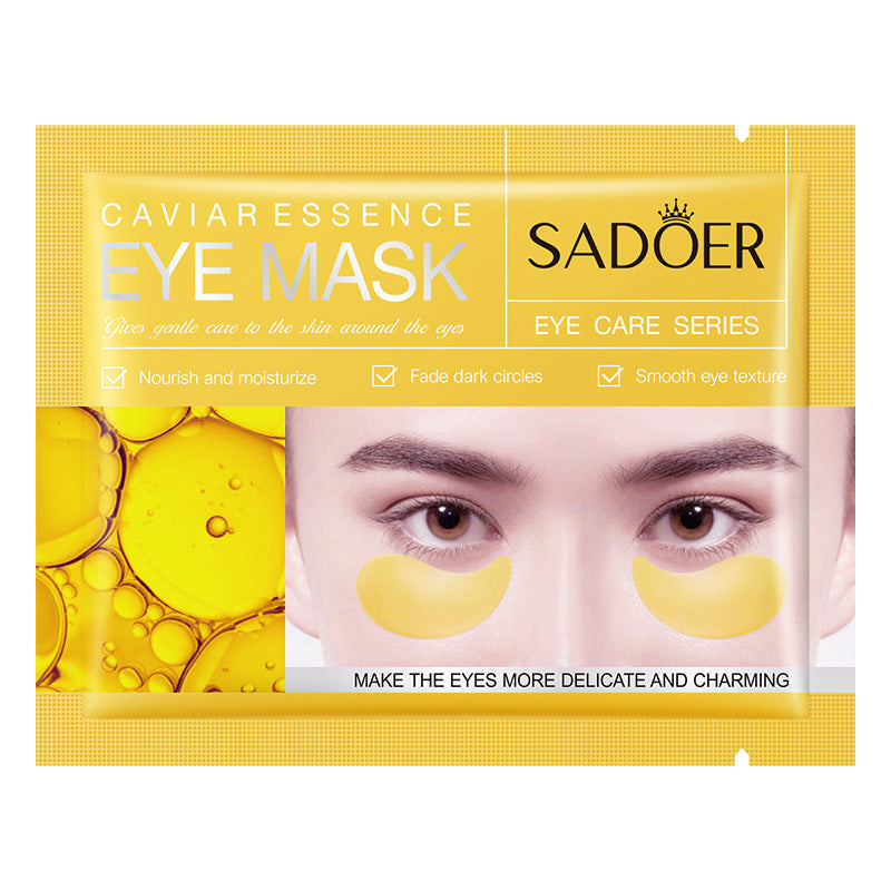 Eye Mask SADOER Caviar Eye Mask Pack Moisture replenishment Cross-border Foreign Trade Skincare Wholesale
