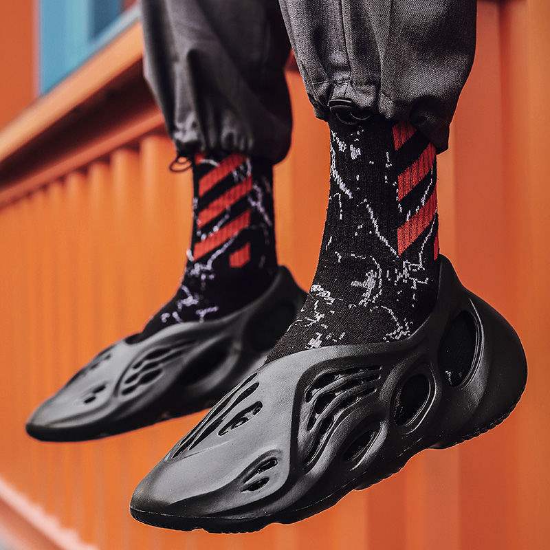 Men's Shoes Spring Summer ins Super Popular Shoes Korean Style Trendy Harajuku Style Height-Increasing Cushioned Sports Dad Shoes for Men