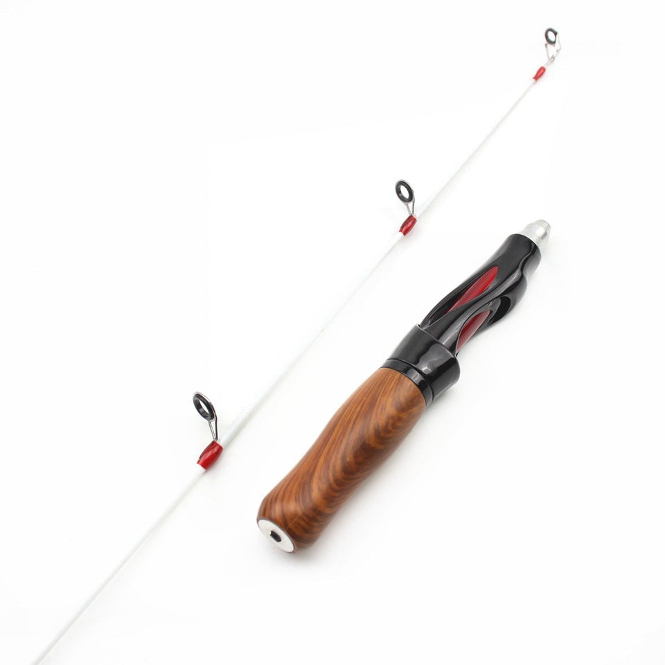 One Piece Ice Fishing Rod Winter Fishing Rod Shrimp Rod Raft Rod Boat Rod Fishing Rod Spinning Reel Fishing Gear Set