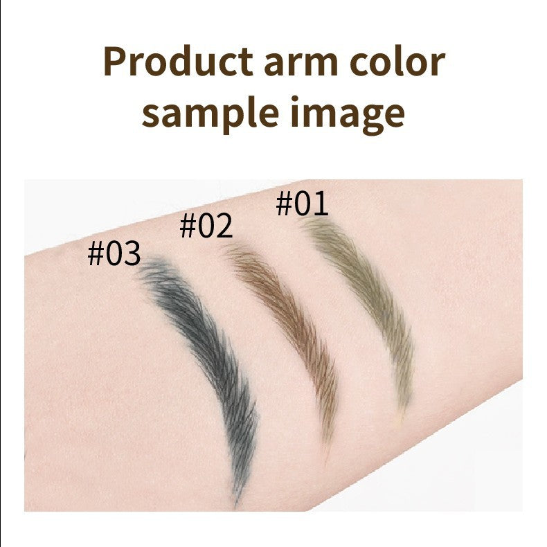 Ouqianya Peel-off Eyebrow Dye Cream Waterproof Sweatproof Long-lasting 3D One-line Eyebrow Packaging