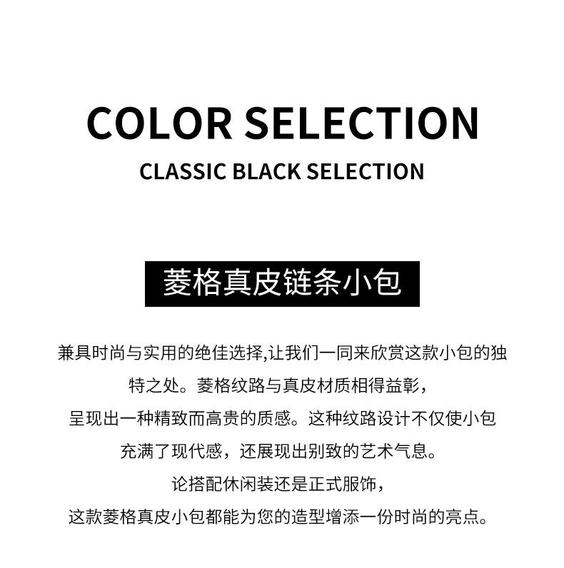 Lingge New Fashion Women's Bag Top Layer Cowhide Large Capacity Versatile Trendy Single Shoulder Crossbody Bag Genuine Leather Light Luxury Handbag