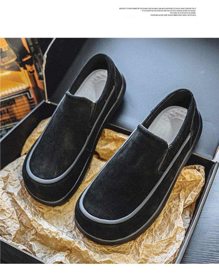 Birkenstock Shoes Men's Spring Anti-Slip Wear-Resistant Retro Sports Casual Shoes Men's Lazy Slip-On Large Size Loafers