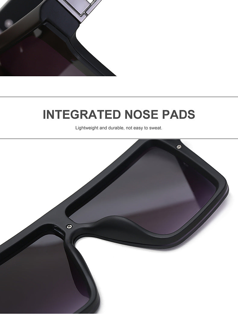 2025New Fashion Sunglasses for Women, Internet Celebrity Style, Large Square Frame Sunglasses for Men, Trendy sunglasses