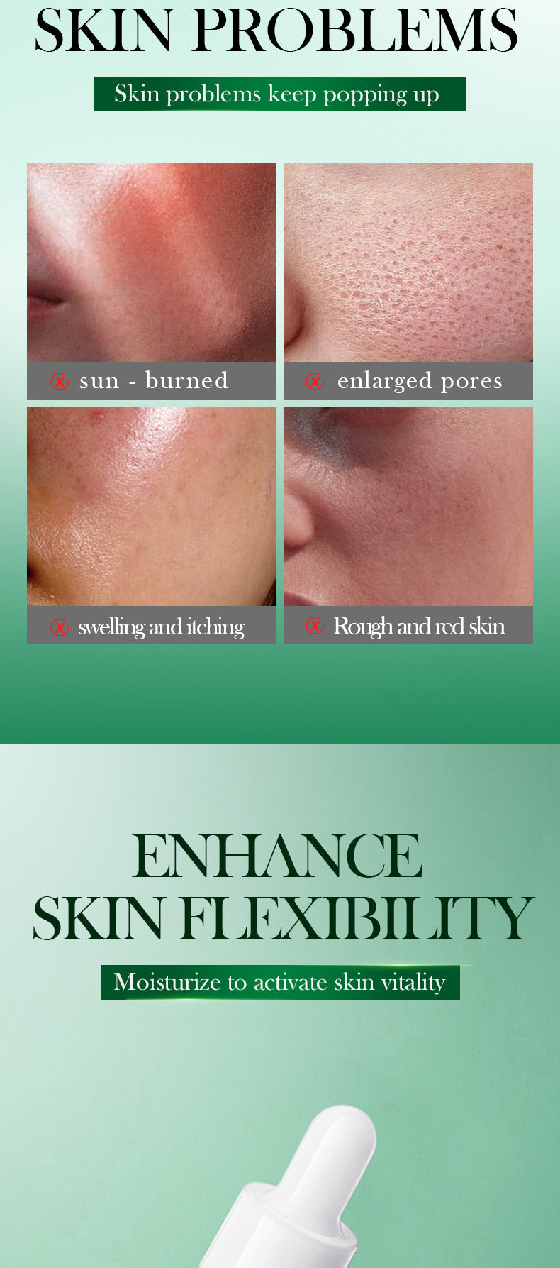 Skin Rejuvenation and Brightening Serum SADOER Moisturizing and Hydrating Essence Gel Cross-Border Wholesale