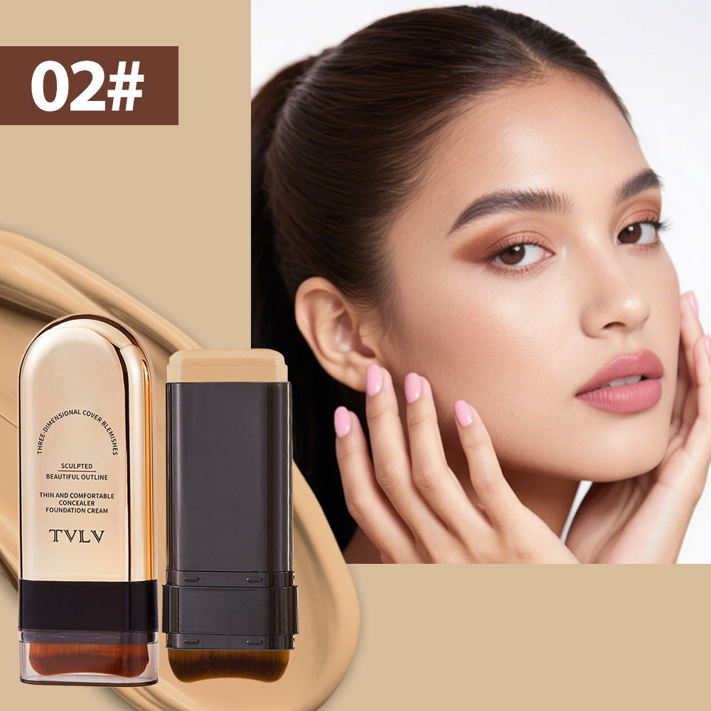 Eraser Double-ended Foundation Cream20g Concealer Moisturizing Long-lasting Makeup Removal Matte Lightweight Foundation