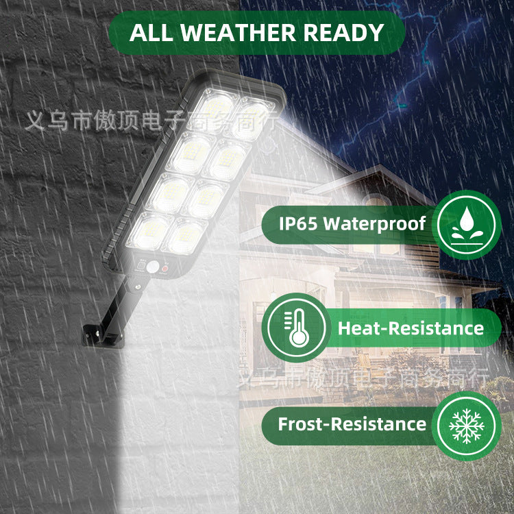 New solar light for outdoor use LED Wall Lamp Remote-Controlled Garden Path Light Garage Light with Human Body Sensor