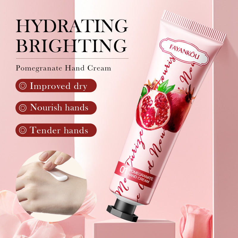Full English Plant and Fruit Hand Cream FAYANKOU Moisturizing Autumn and Winter Anti-Dry Crack Hand Cream  Foreign Trade Wholesale