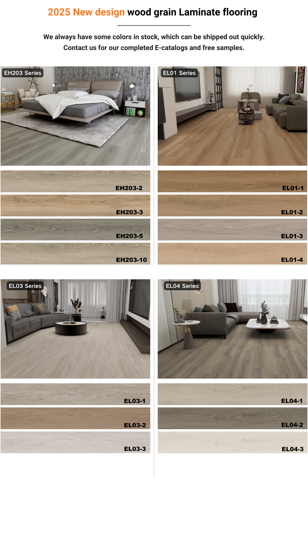 Hdf Light Grey Dark Brown Laminate Flooring