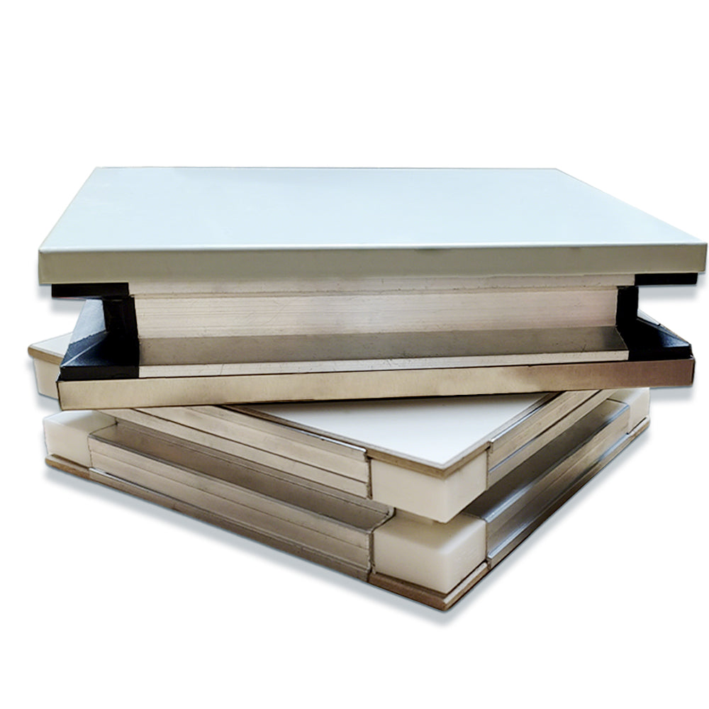 Handmade Customizable Calcium Silicate Board Surface Magnesium Rock Wool Board Hollow Glass A2 Fireproof Cold Rooms Workshops