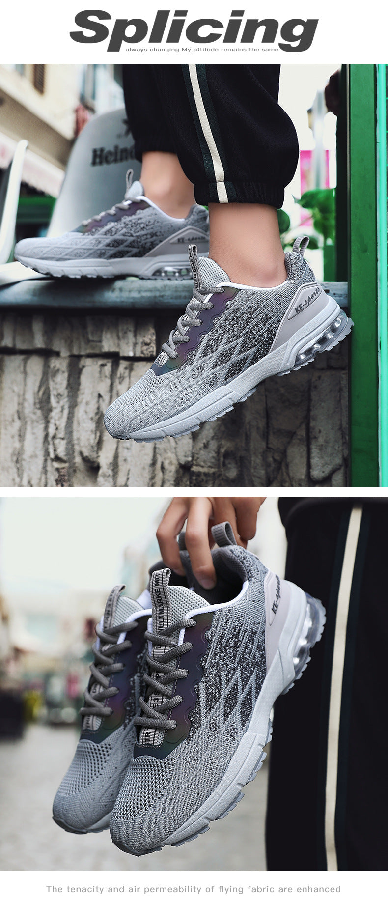 Autumn New Men's Large Size Casual Fashion Running Sneakers Youth Mesh Breathable Trendy Dad Shoes