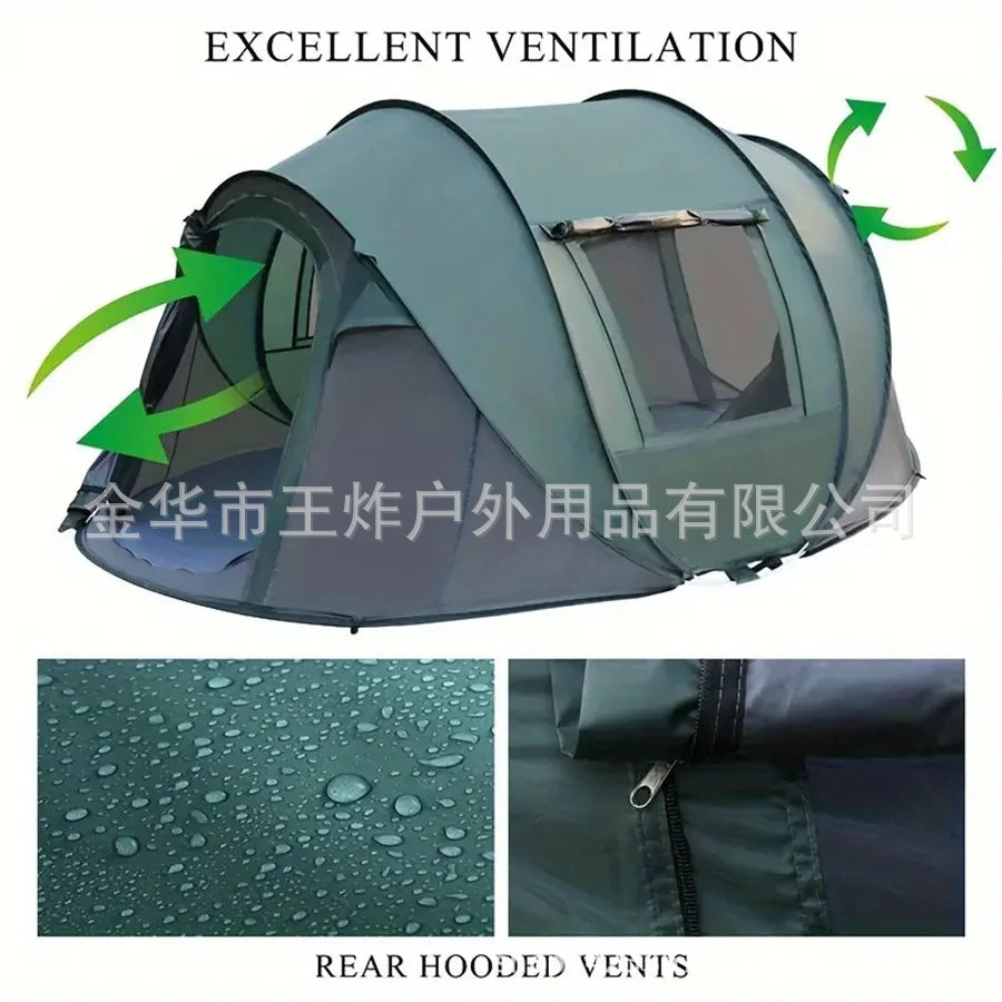 Fully Automatic Hand Throw Quick Open Tent Indoor Children's Tent Camping Windproof Rainproof Sunproof Tent