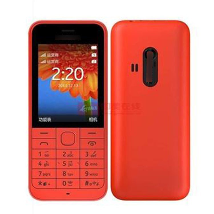 Mobile Phone220Elderly Phone2G Non-Intelligent GSM Dual SIM Loud Elderly Phone Button Wholesale