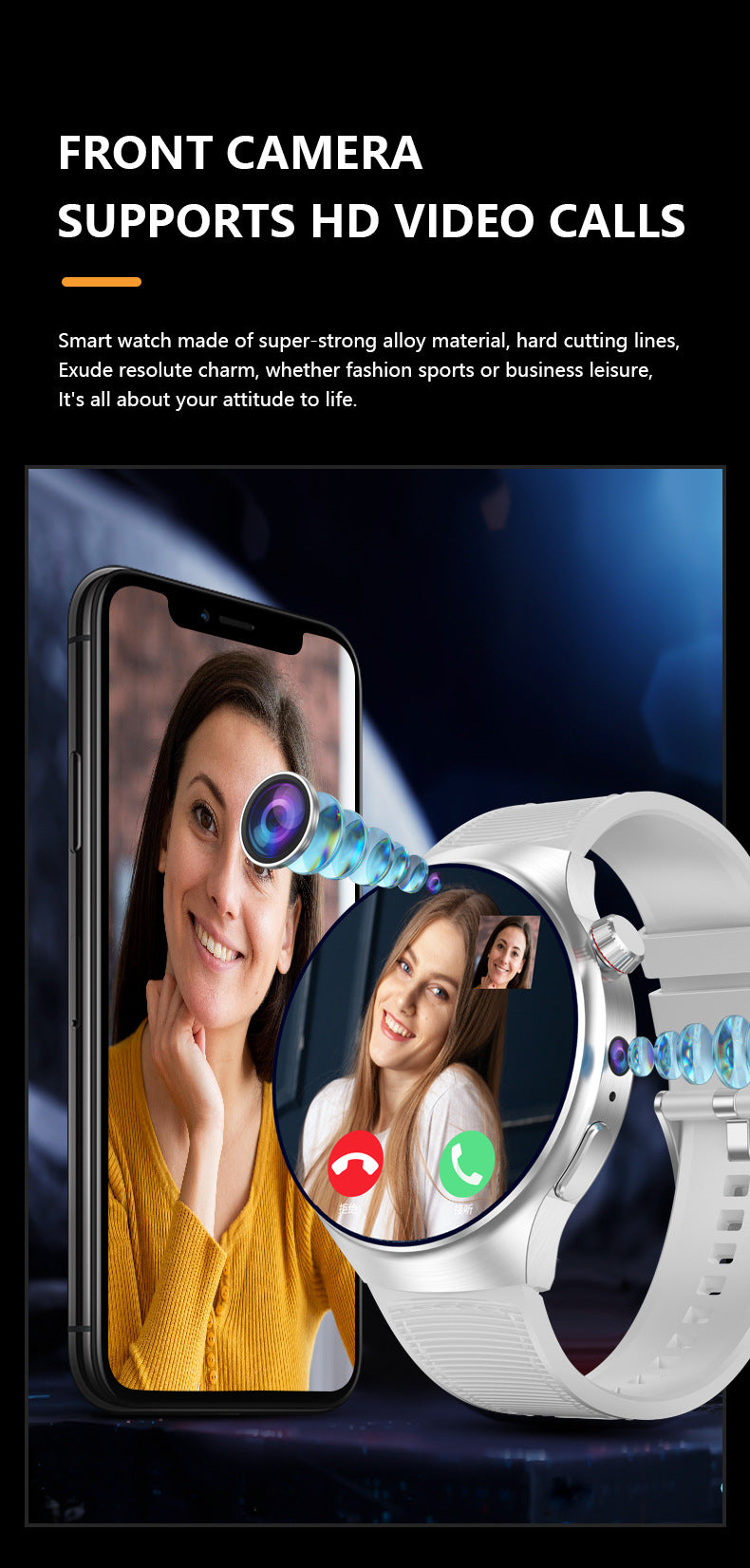B14Smart Watch5G Plug-in Card Full Netcom Google Store APP Download Dual Camera Video Call Photography