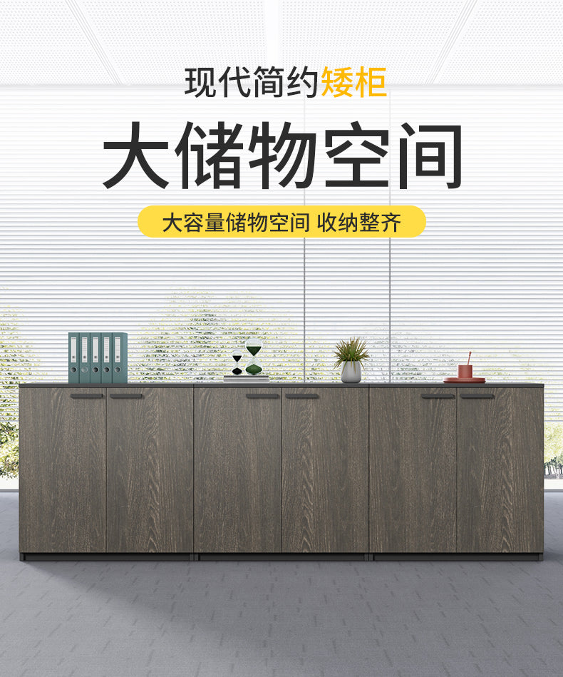 File Cabinet Low Cabinet Floor Cabinet Storage Cabinet Wooden Office Partition Cabinet Document Cabinet Archive Cabinet with Lock Office Cabinet