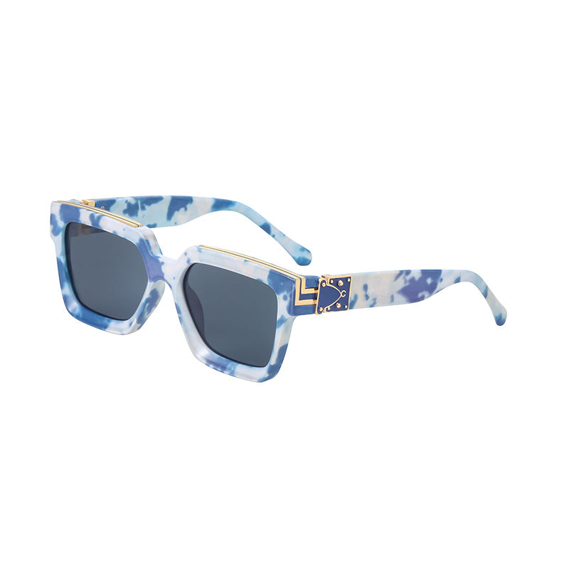 86229Small Frame Sunglasses for Women, European and American Style, Small Size, 0k Rich Man Same Style Sunglasses for Men, Trendy sunglasses