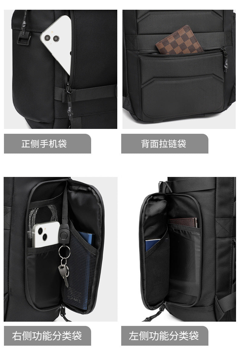 OZUKO Tactical Backpack Men's Computer Bag Waterproof Camouflage Large Capacity Outdoor Sports Cycling Commuting Backpack