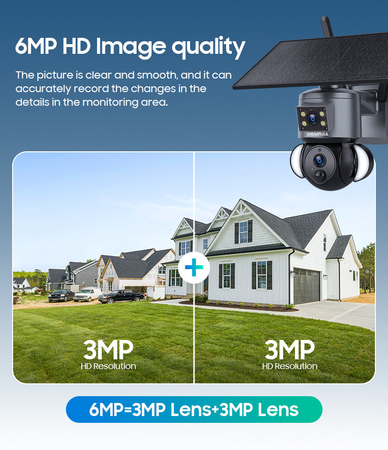 Exclusive Supply AOV Low Power Consumption All Day Recording Surveillance4G Hd600MP Solar-powered Gun Ball Linked Camera