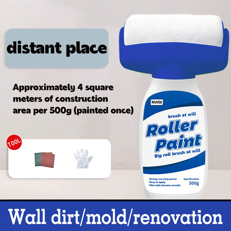 Custom Label Large Roller Latex Paint Wall Stain Covering Repair Water-Based Odorless Paint Home Interior Wall Self-Painting
