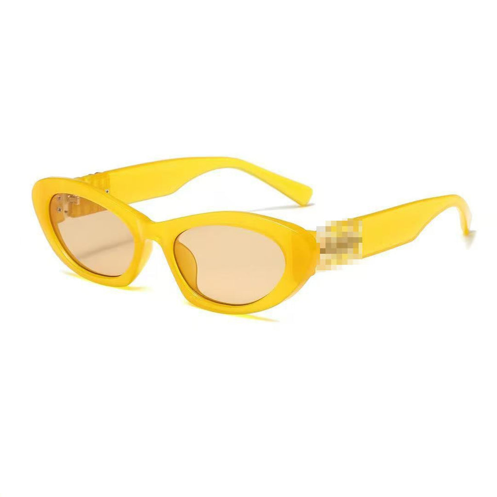 mm New Retro Narrow Frame Cat Eye Women's Small Frame Sunglasses Fashion Cat Eye Sunglasses Trendy Sunglasses Wholesale