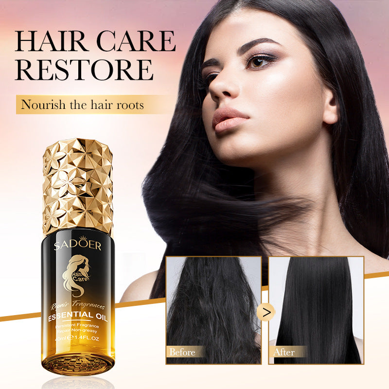 Full English Fragrance Hair Care Essential Oil40ml SADOER Repair Smooth Nourishing Hair Conditioner  Wholesale