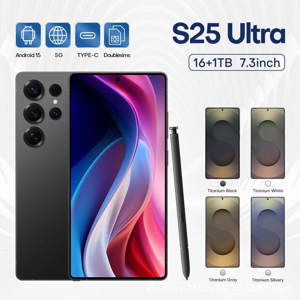 Exclusive Supply S25 Ultra Large Screen Smartphone4+128Source Factory Direct Sales SmartPhone