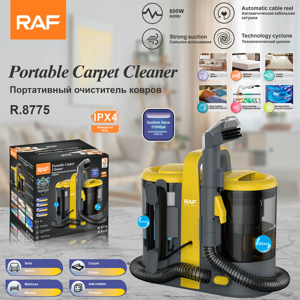 RAF European Standard Portable Carpet Cleaner Mop and Wash Combo600w Household Multifunctional R .8775