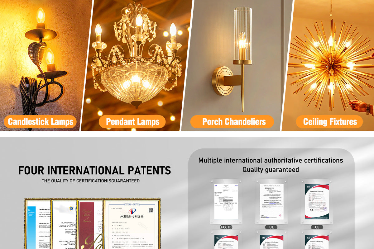 B11Glass Bubble LED Incandescent Bulb E26Edison Retro Light Bulb Replacement2W4W6W Incandescent Bulb