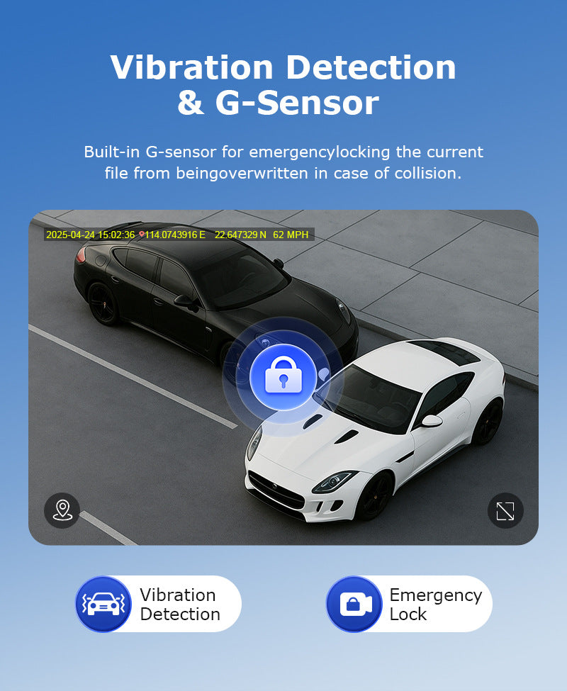 Factory Private Model600Wan Gaoqing4G Double Lens GPS Positioning Vehicle Parking Monitoring Camera Recorder