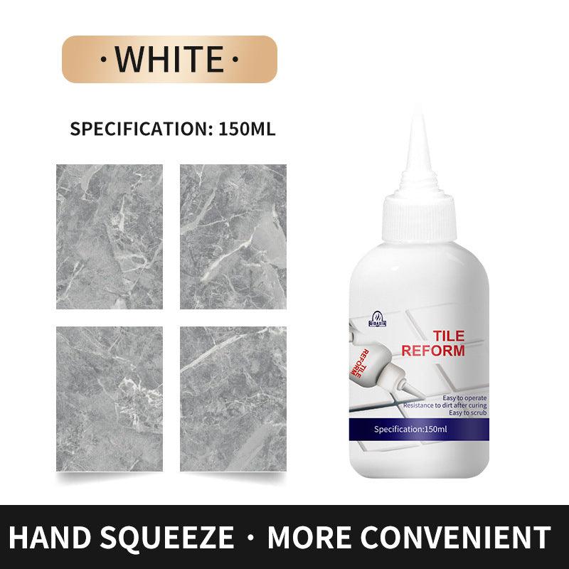 Water-Based Grout Sealant Tile Kitchen Bathroom Waterproof Mildew-Proof Grout Adhesive Sink Toilet Grout Sealant