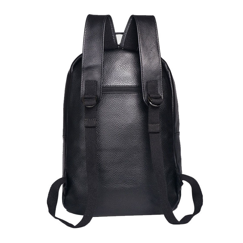 Fingerprint Unlock Men's Bag Genuine Leather Backpack Crocodile Top Layer Cowhide Business Travel Laptop Business Trip