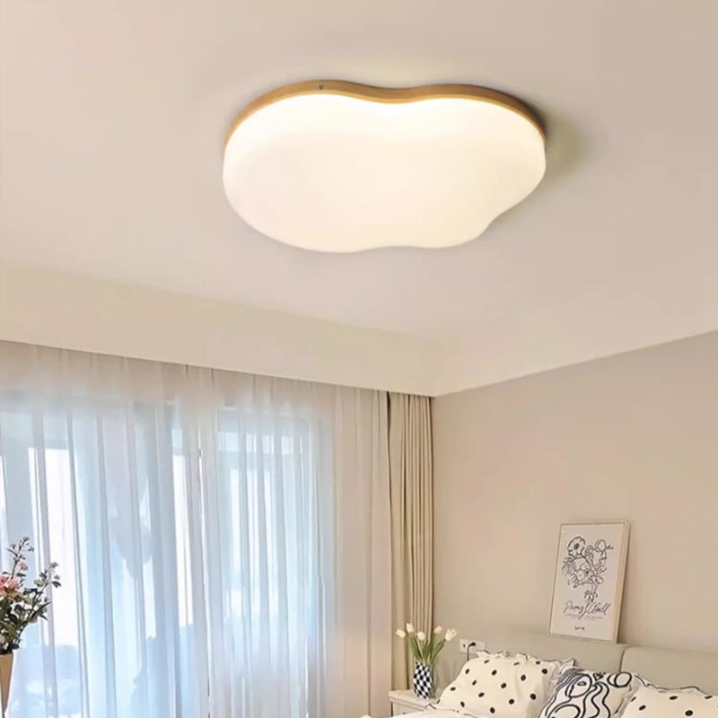 Bedroom Ceiling Lamp Modern Minimalist Irregular Cloud Study Lamp Nordic Art LED Master Bedroom Room Full Spectrum