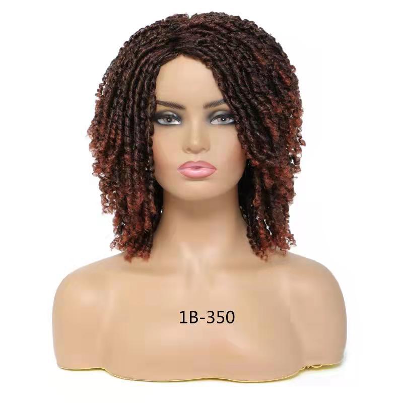 6Synthetic Hair Wig Cap African Dreadlock Tube Gradient Head Cover Dreadlock wig